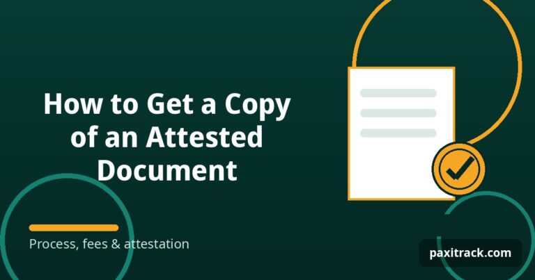 How to Get a Copy of an Attested Document