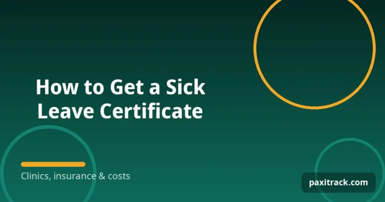 How to Get a Sick Leave Certificate