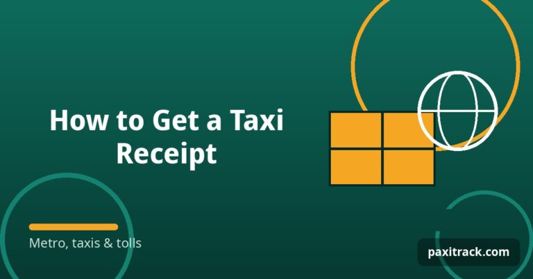 How to Get a Taxi Receipt