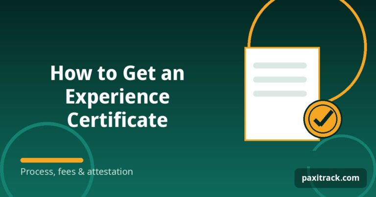 How to Get an Experience Certificate
