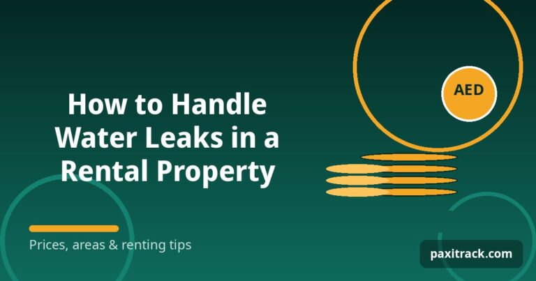 How to Handle Water Leaks in a Rental Property