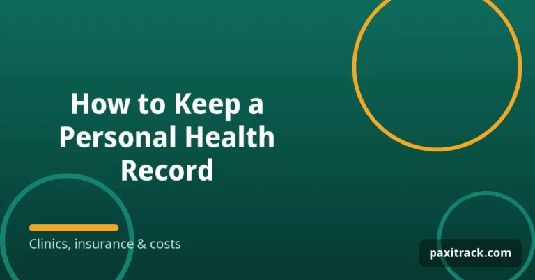 How to Keep a Personal Health Record