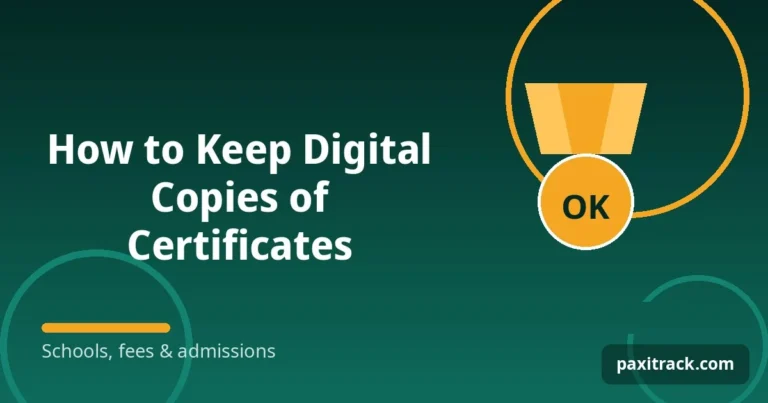 How to Keep Digital Copies of Certificates