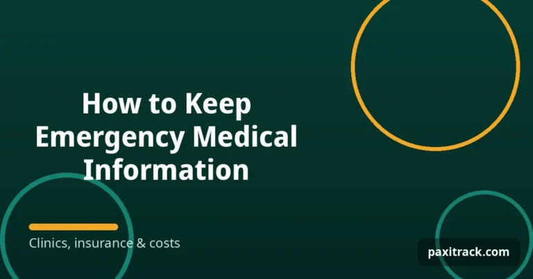 How to Keep Emergency Medical Information