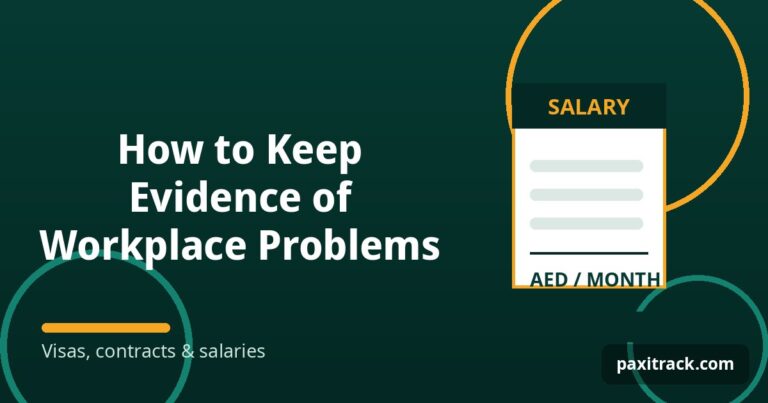 How to Keep Evidence of Workplace Problems