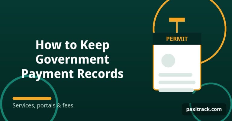 How to Keep Government Payment Records