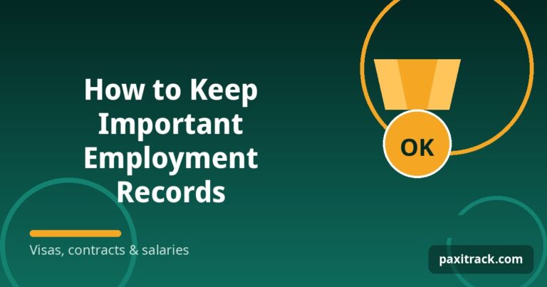 How to Keep Important Employment Records