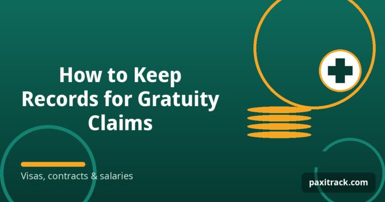 How to Keep Records for Gratuity Claims
