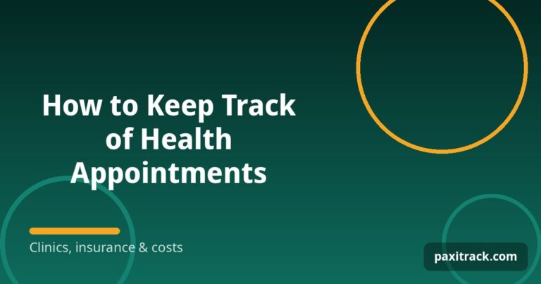How to Keep Track of Health Appointments