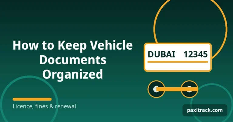 How to Keep Vehicle Documents Organized