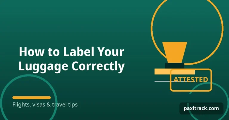 How to Label Your Luggage Correctly