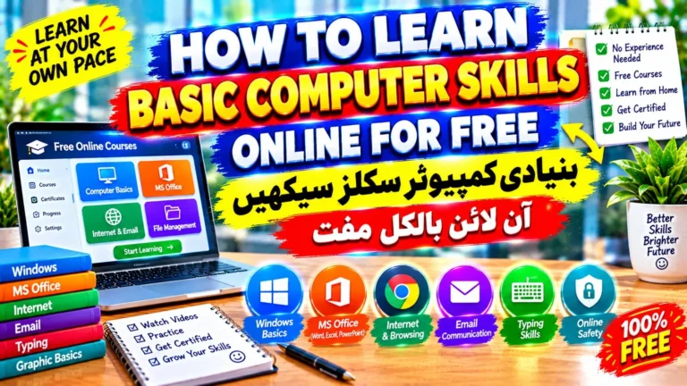 learn basic computer skills online free