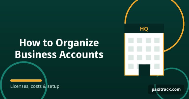 How to Organize Business Accounts
