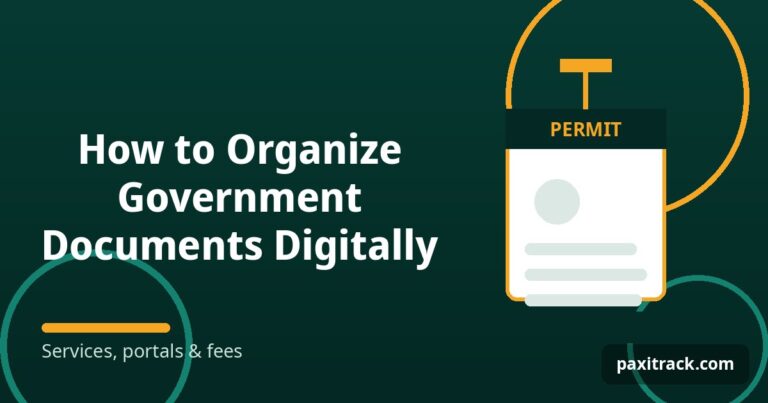 How to Organize Government Documents Digitally