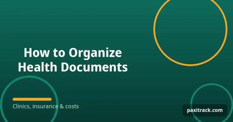 How to Organize Health Documents