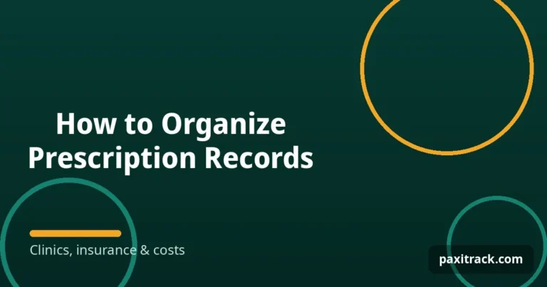 How to Organize Prescription Records