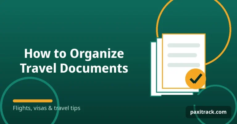How to Organize Travel Documents