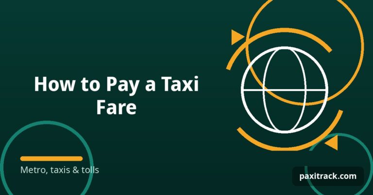 How to Pay a Taxi Fare