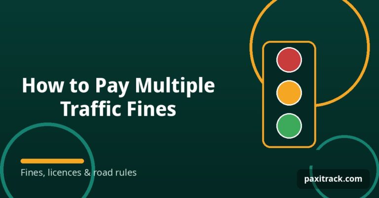 How to Pay Multiple Traffic Fines