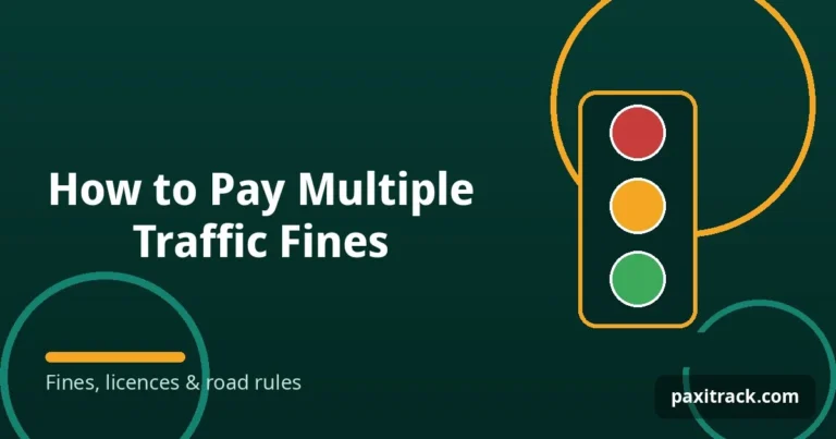 How to Pay Multiple Traffic Fines