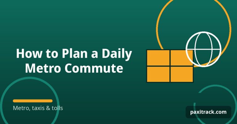 How to Plan a Daily Metro Commute