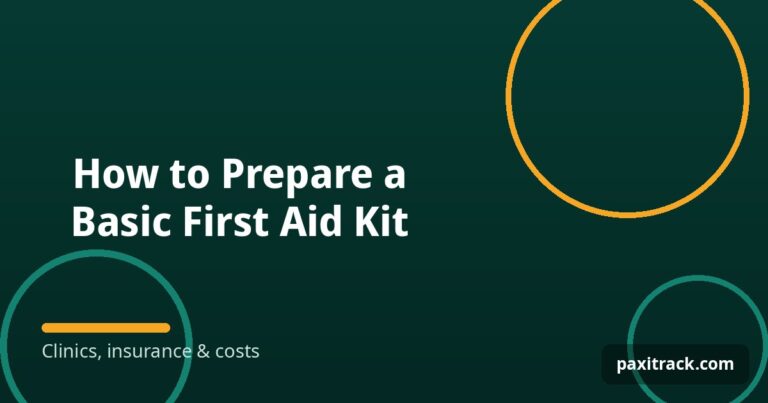 How to Prepare a Basic First Aid Kit