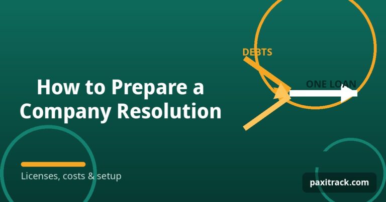 How to Prepare a Company Resolution