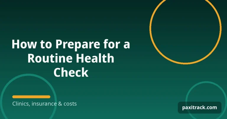How to Prepare for a Routine Health Check