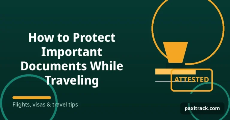 How to Protect Important Documents While Traveling