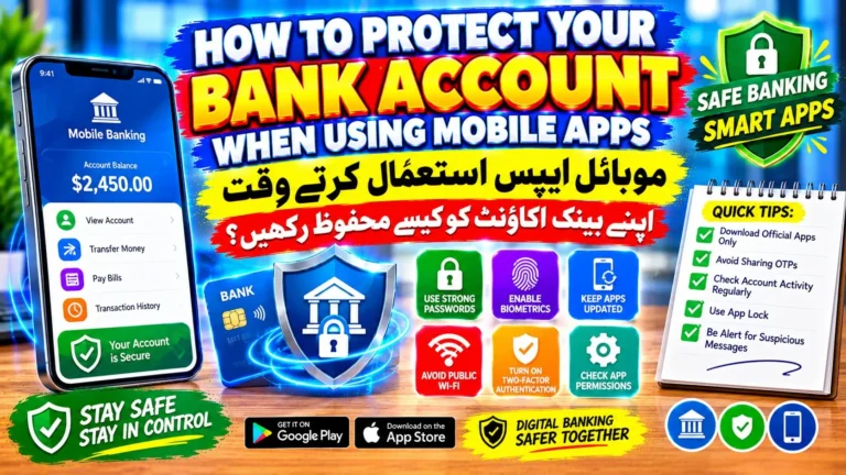 protect bank account mobile apps