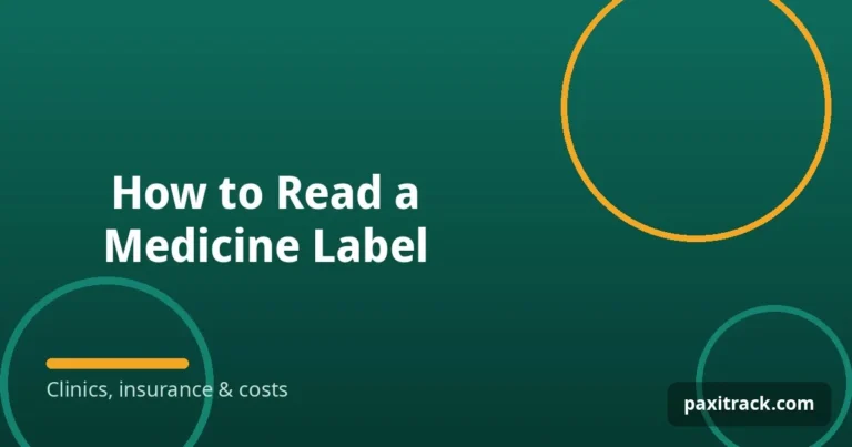 How to Read a Medicine Label