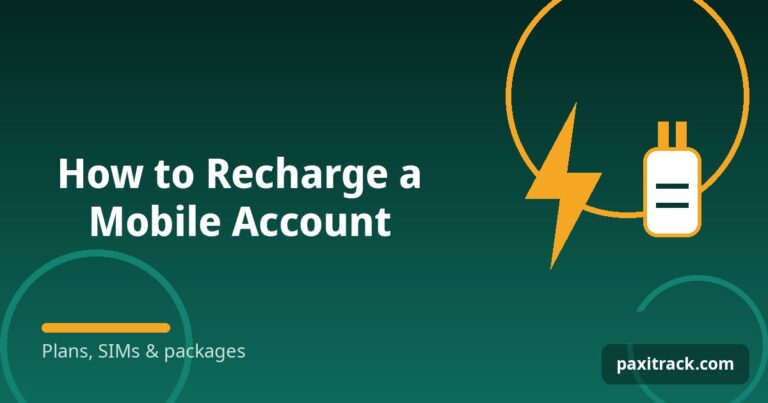 How to Recharge a Mobile Account