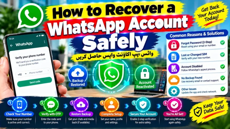 recover WhatsApp account