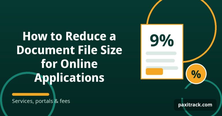 How to Reduce a Document File Size for Online Applications