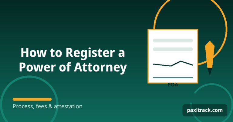 How to Register a Power of Attorney