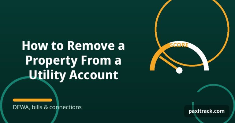 How to Remove a Property From a Utility Account