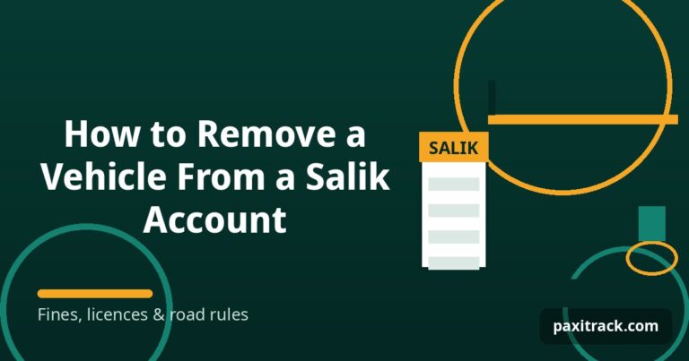 How to Remove a Vehicle From a Salik Account