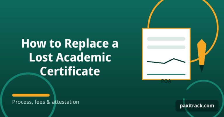 How to Replace a Lost Academic Certificate