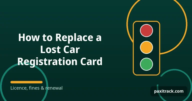 How to Replace a Lost Car Registration Card