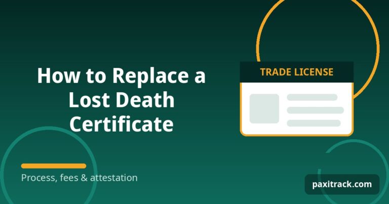 How to Replace a Lost Death Certificate