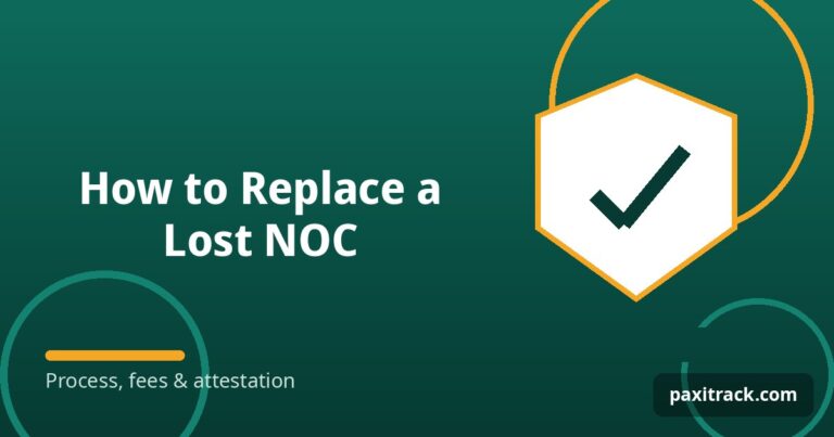 How to Replace a Lost NOC