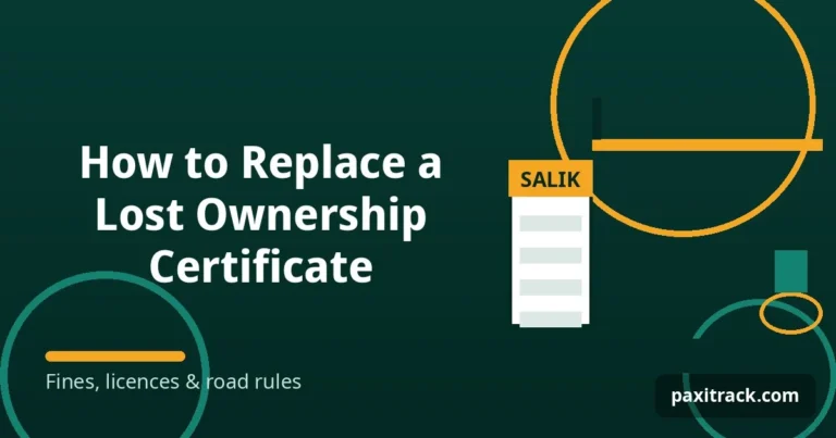 How to Replace a Lost Ownership Certificate