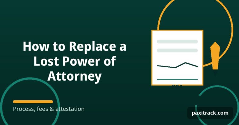 How to Replace a Lost Power of Attorney