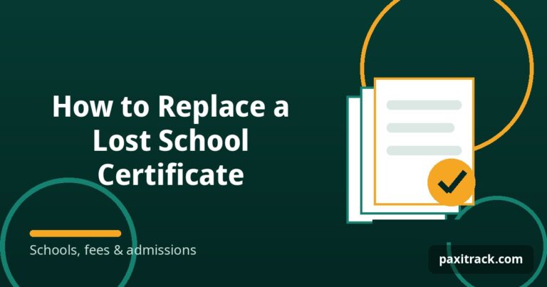 How to Replace a Lost School Certificate