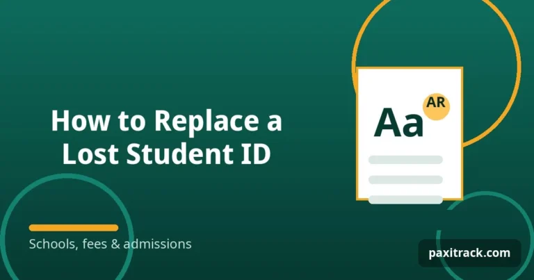 How to Replace a Lost Student ID
