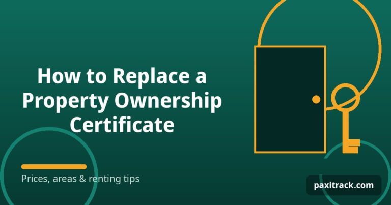 How to Replace a Property Ownership Certificate