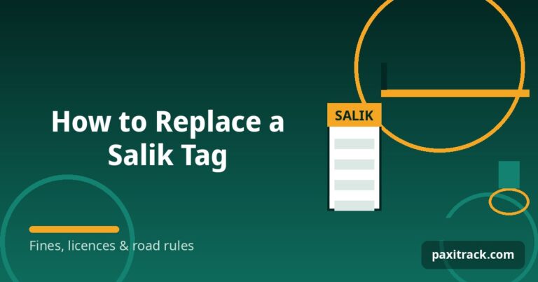 How to Replace a Salik Tag