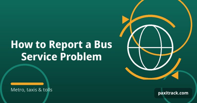 How to Report a Bus Service Problem