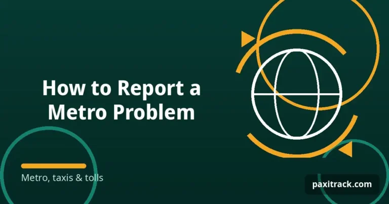 How to Report a Metro Problem