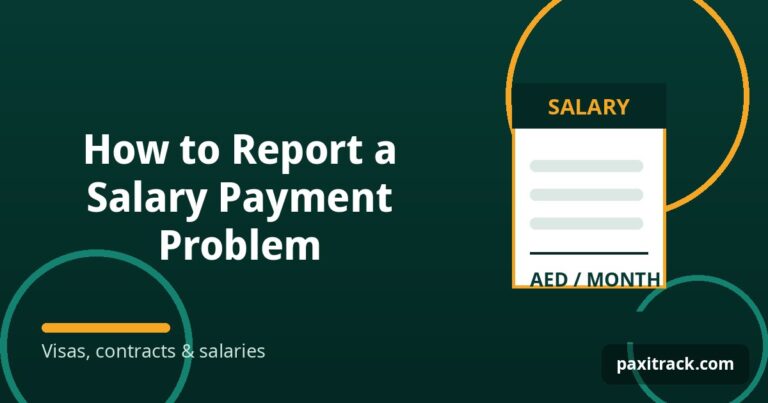 How to Report a Salary Payment Problem
